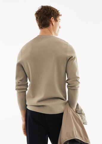 MANGO MAN Pullover 'luxus' in Beige