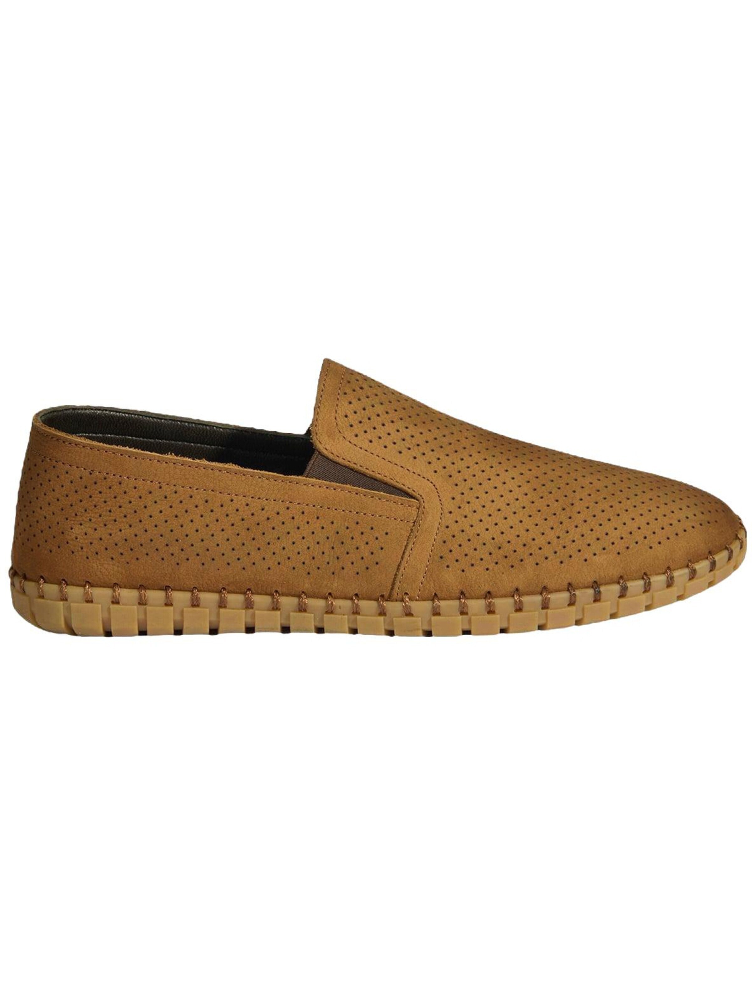 Desa Slipper 'Beleg'‌‌‌‌‌‌‌‌‌ in Braun