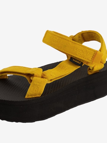 Sandales TEVA en jaune