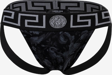 Slip VERSACE en noir : devant