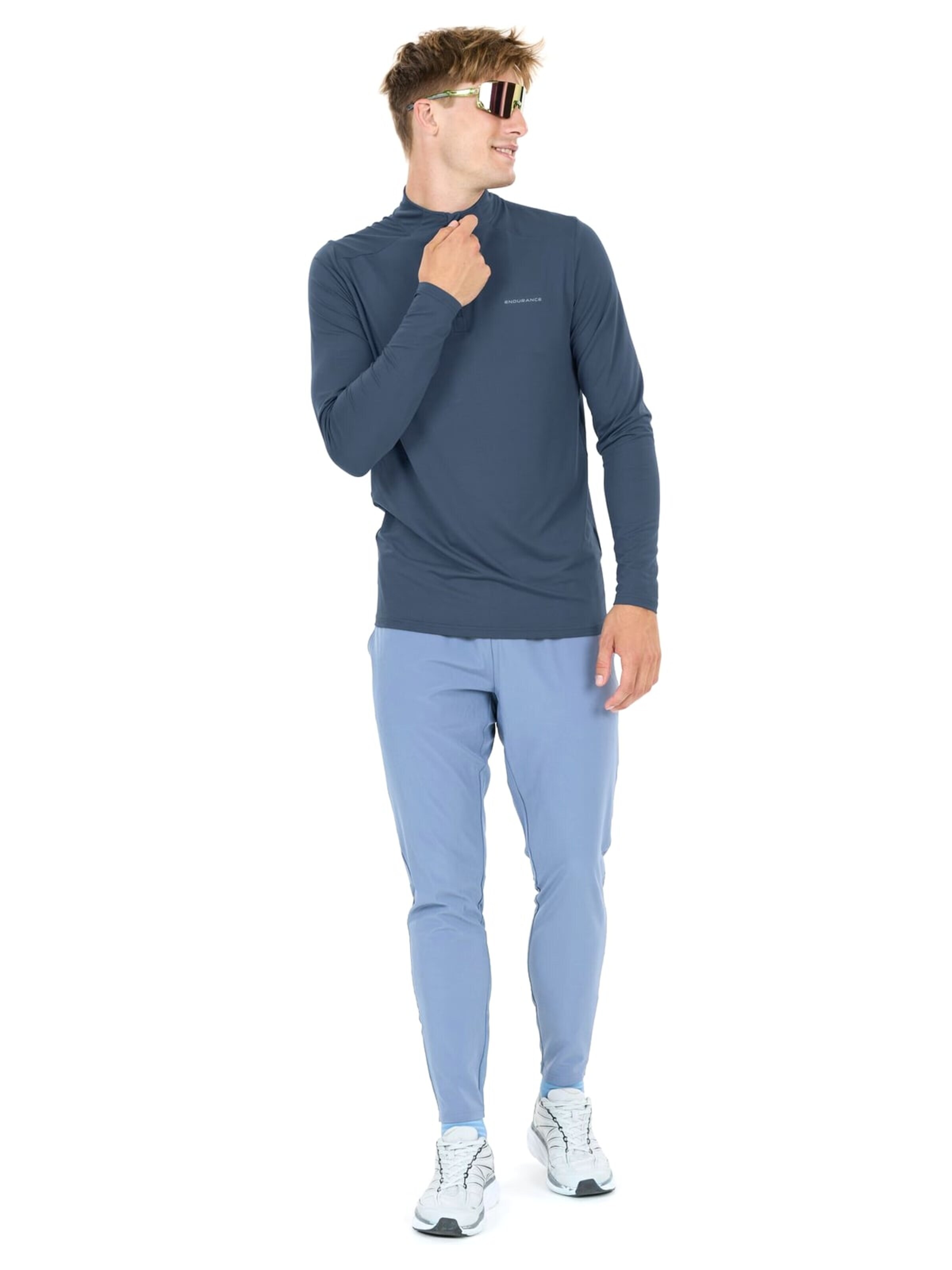 Pull-over 'Armin M Midlayer' ENDURANCE en bleu