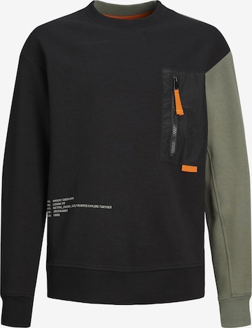 Jack & Jones Junior Sweatshirt 'Activ3' in Green: front