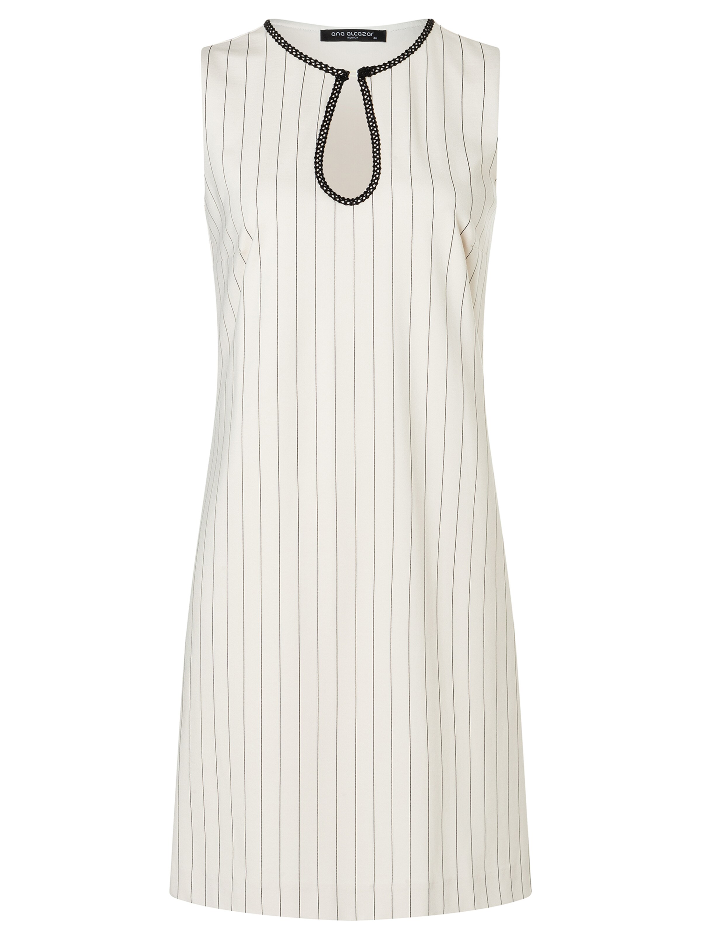 Ana Alcazar Jurk 'Zassy' in Wit: voorkant