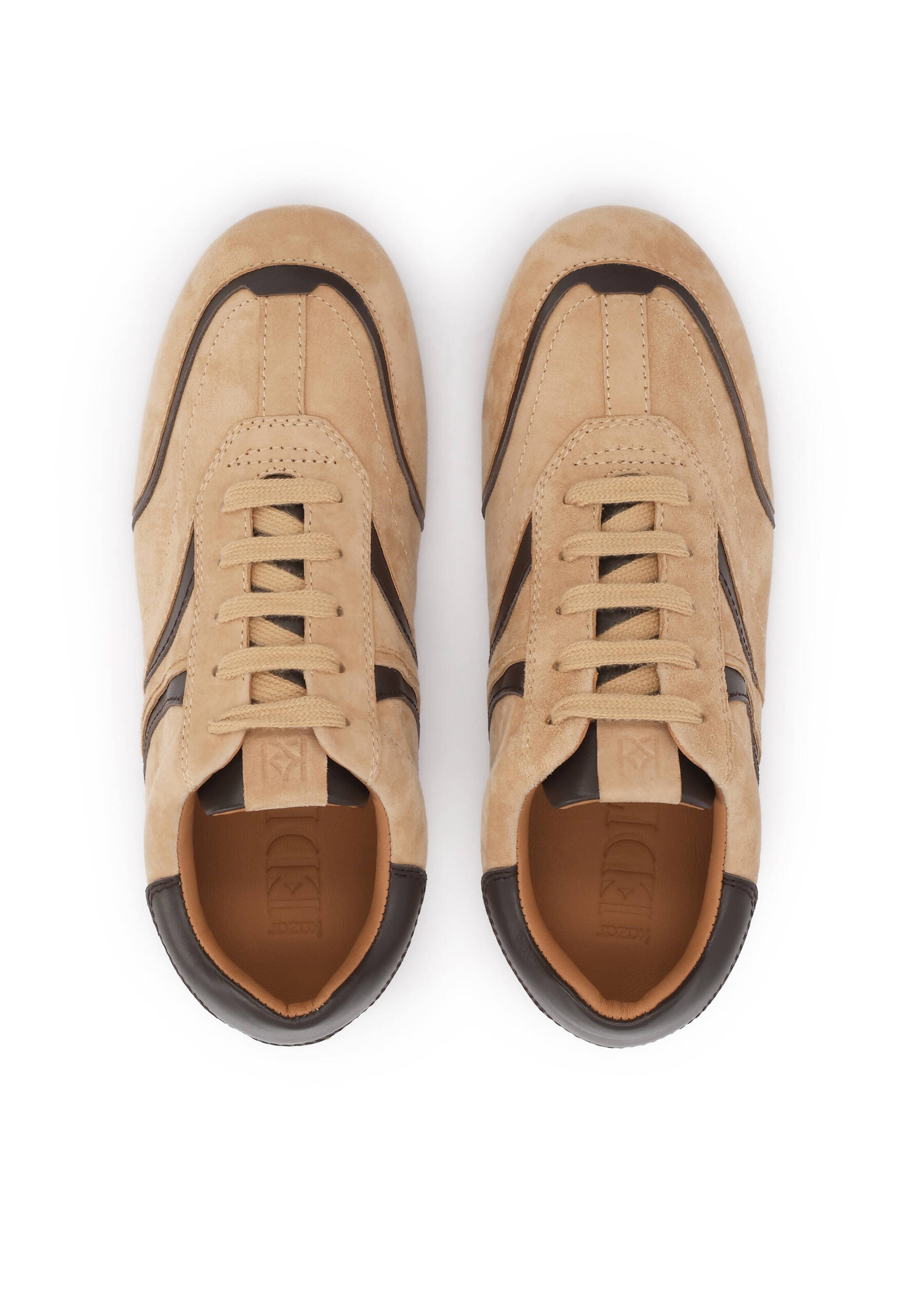 Baskets basses Kazar en beige