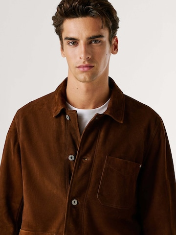 Pepe Jeans Between-season jacket 'Sinbar' in Brown