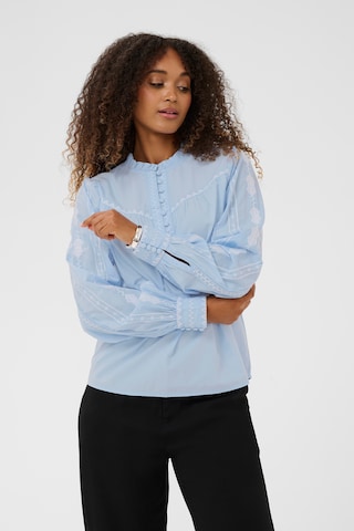 Cream Bluse ' CRGwen' in Blau: Vorderseite