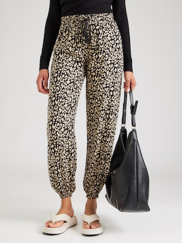 Hailys Tapered Housut 'Ro44xy' värissä musta: etupuoli