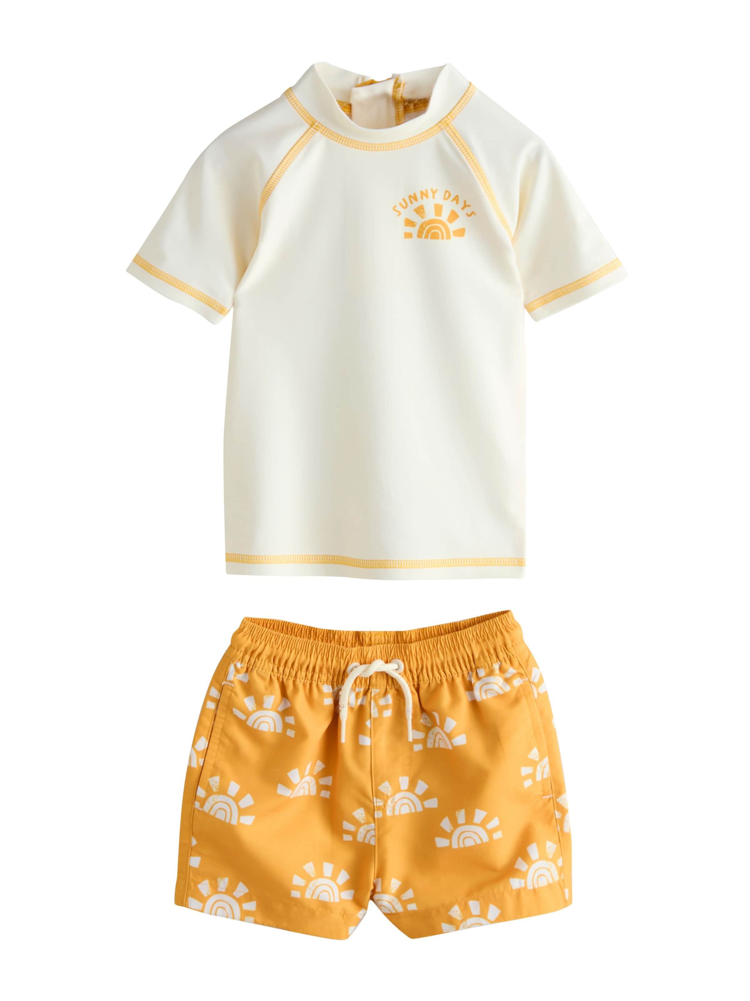 Next Protection UV en safran / blanc, Vue avec produit