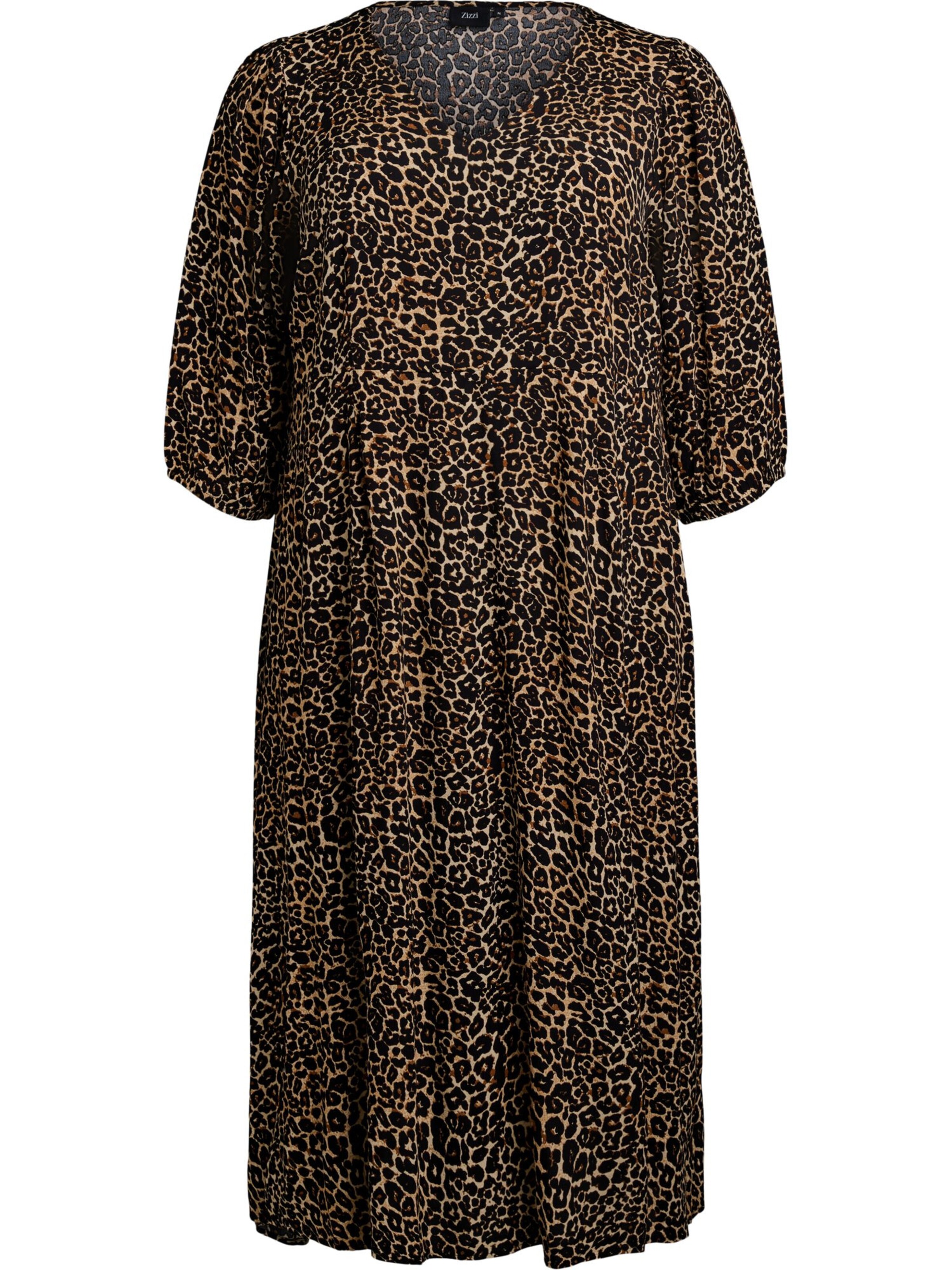 Zizzi Φόρεμα 'Vbella' σε καφέ: μπροστά