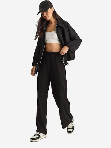 Loosefit Pantalon Bianco Lucci en noir