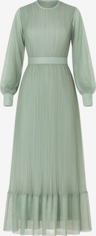 Abito da sera 'BEGÜM' di fashionshowcase in verde: frontale