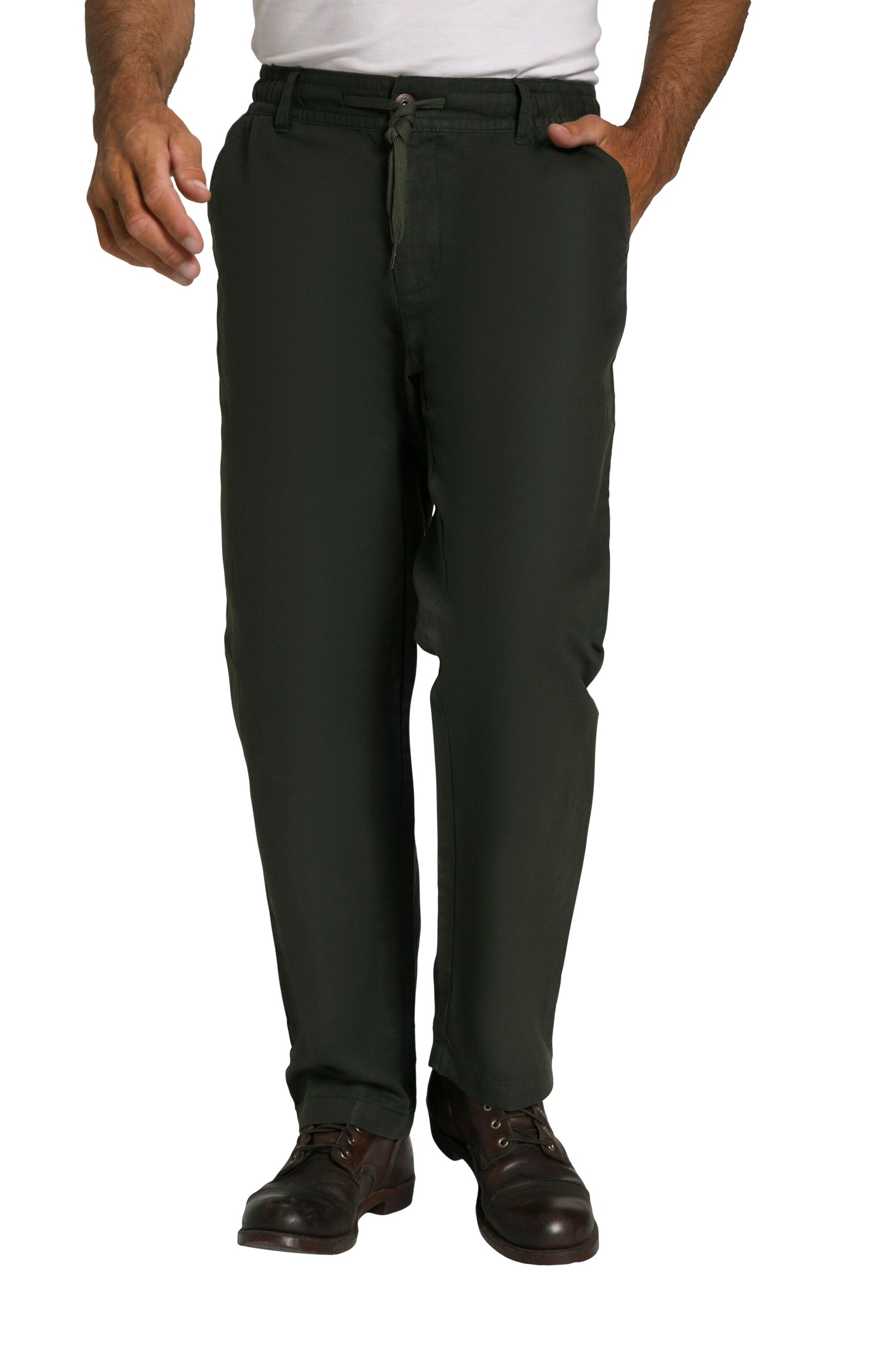 JP1880 Loosefit Hose in Grün: Vorderseite