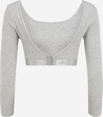 T-shirt River Island Petite en gris