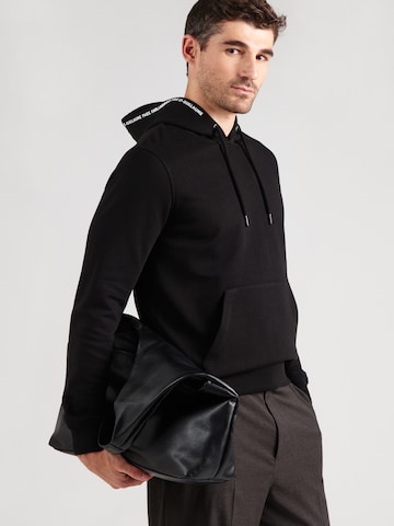 Karl Lagerfeld Μπλούζα φούτερ σε μαύρο: μπροστά