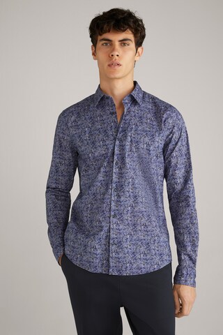 JOOP! Slim fit Button Up Shirt ' Pit ' in Blue: front