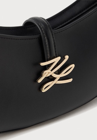 Karl Lagerfeld Torba za čez ramo 'AUTOGRAPH ' | črna barva