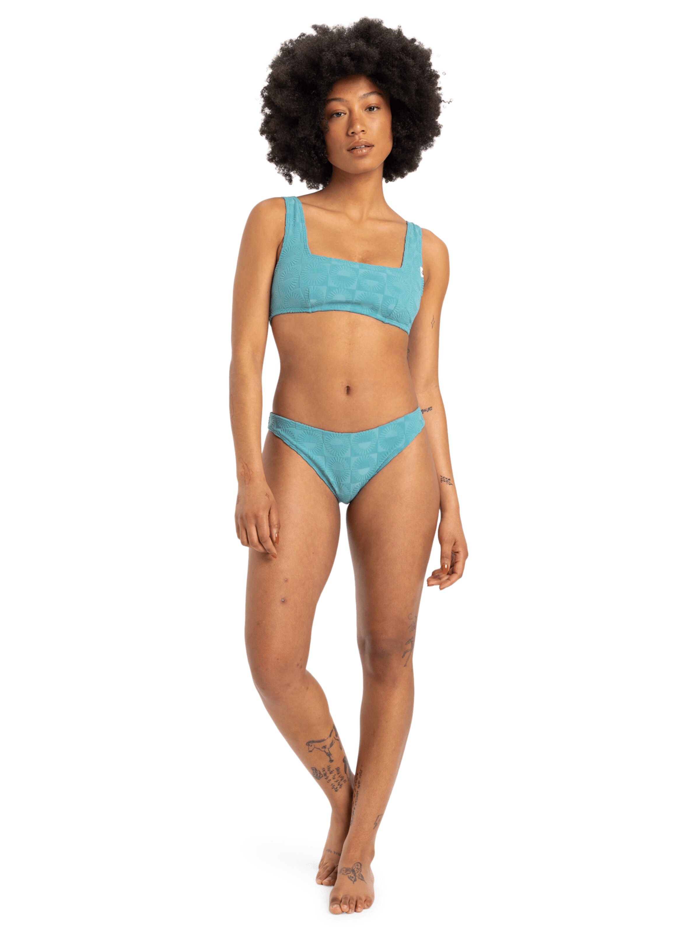 QUIKSILVER Triangle Bikini Top 'Dark Roy' in Blue