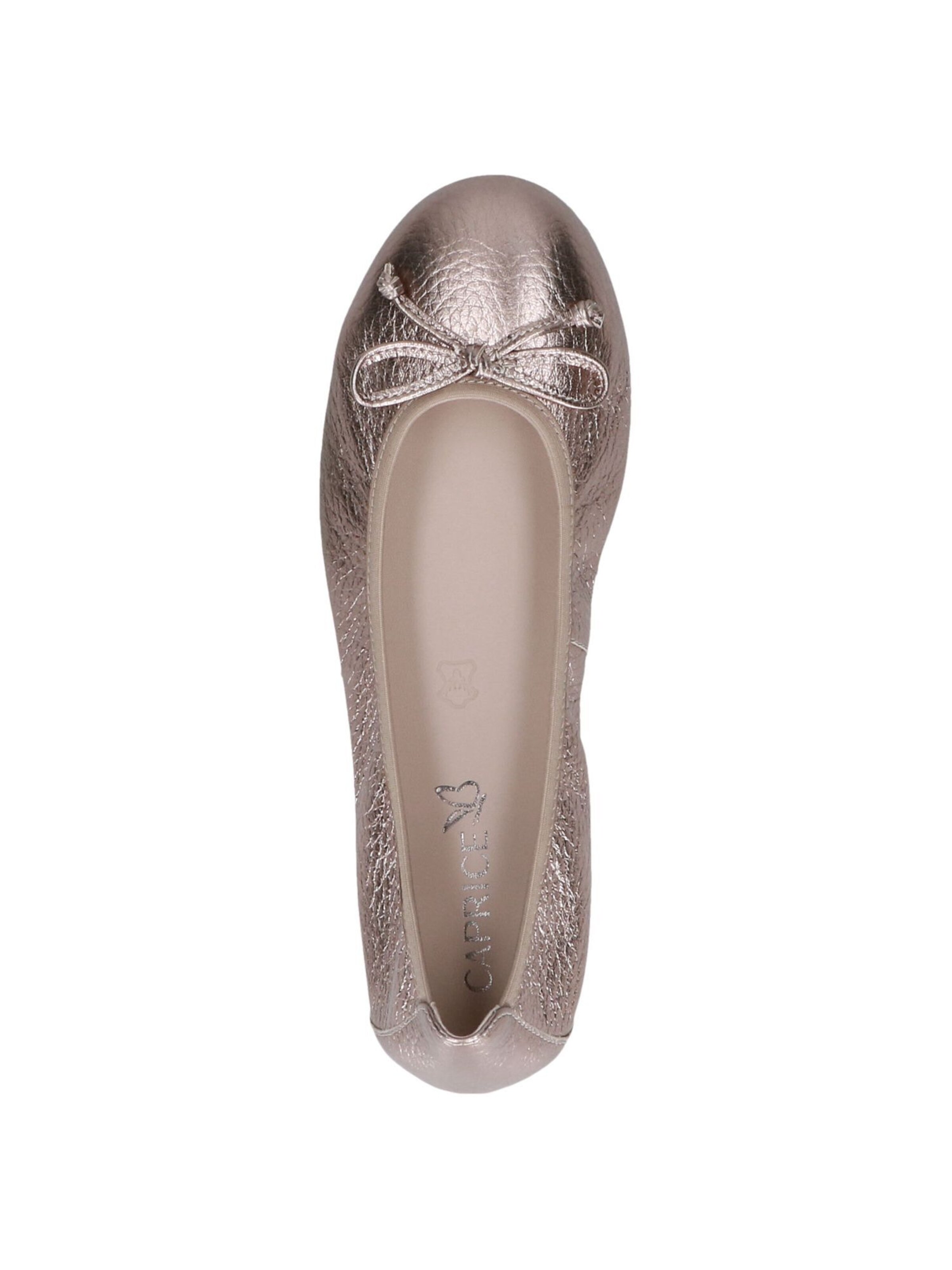 CAPRICE Ballet Flats in Gold
