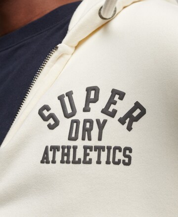 Veste de survêtement 'Gym Athletic' Superdry en beige