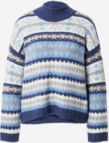 UNITED COLORS OF BENETTON Sweater in Blue: front