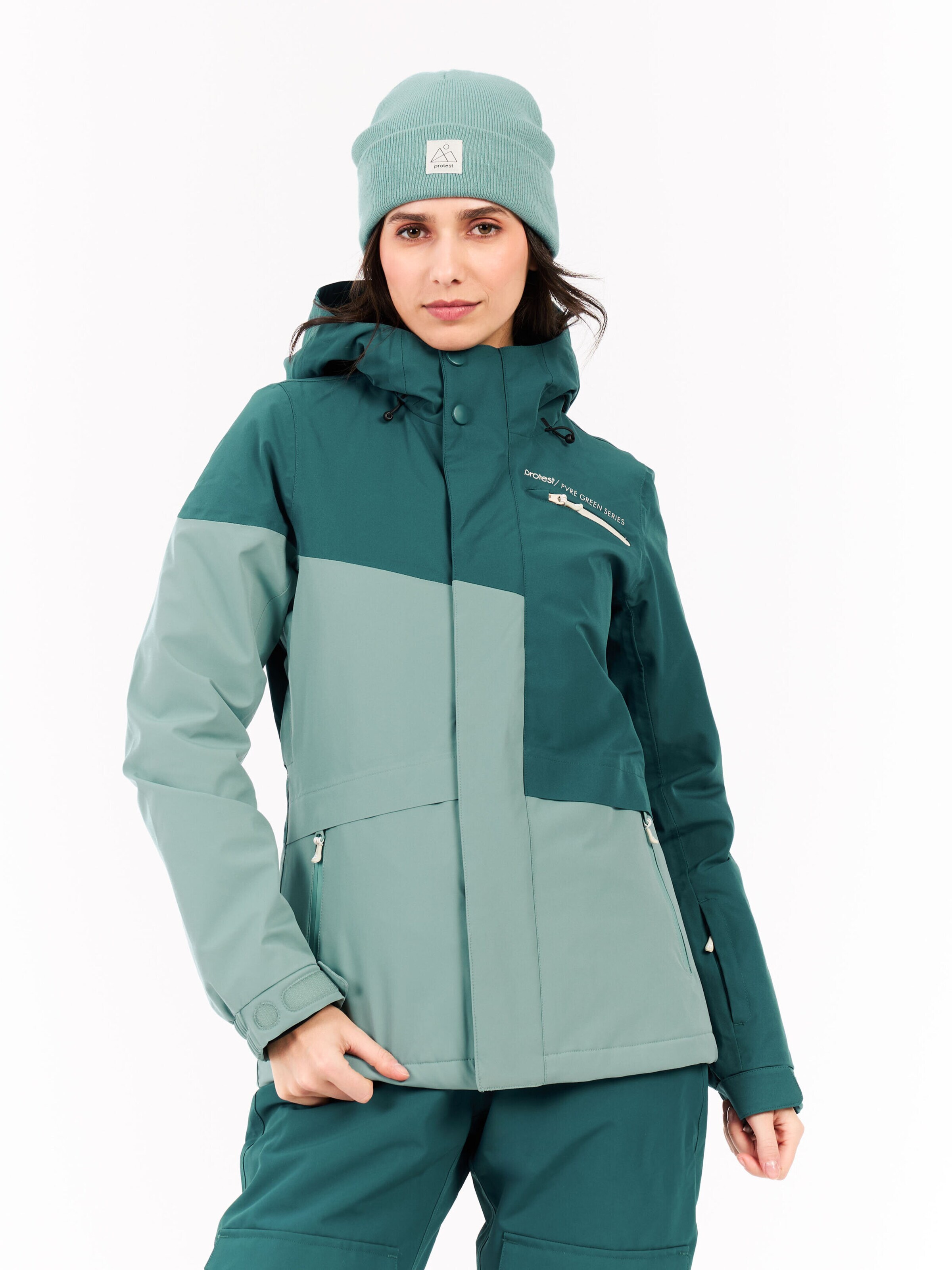 PROTEST Sportjacke 'PRTPatsy'‌‌‌‌ in Blau: Vorderseite