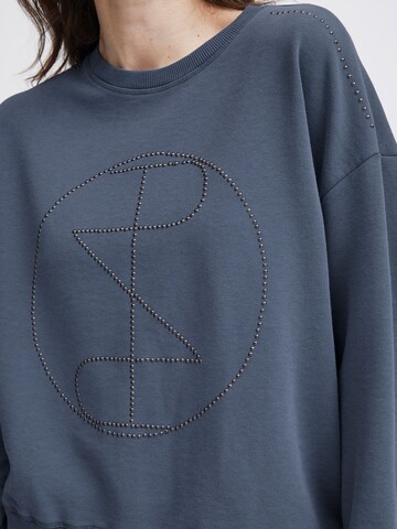 PULZ Jeans Sweatshirt 'MALLIE' in Blauw