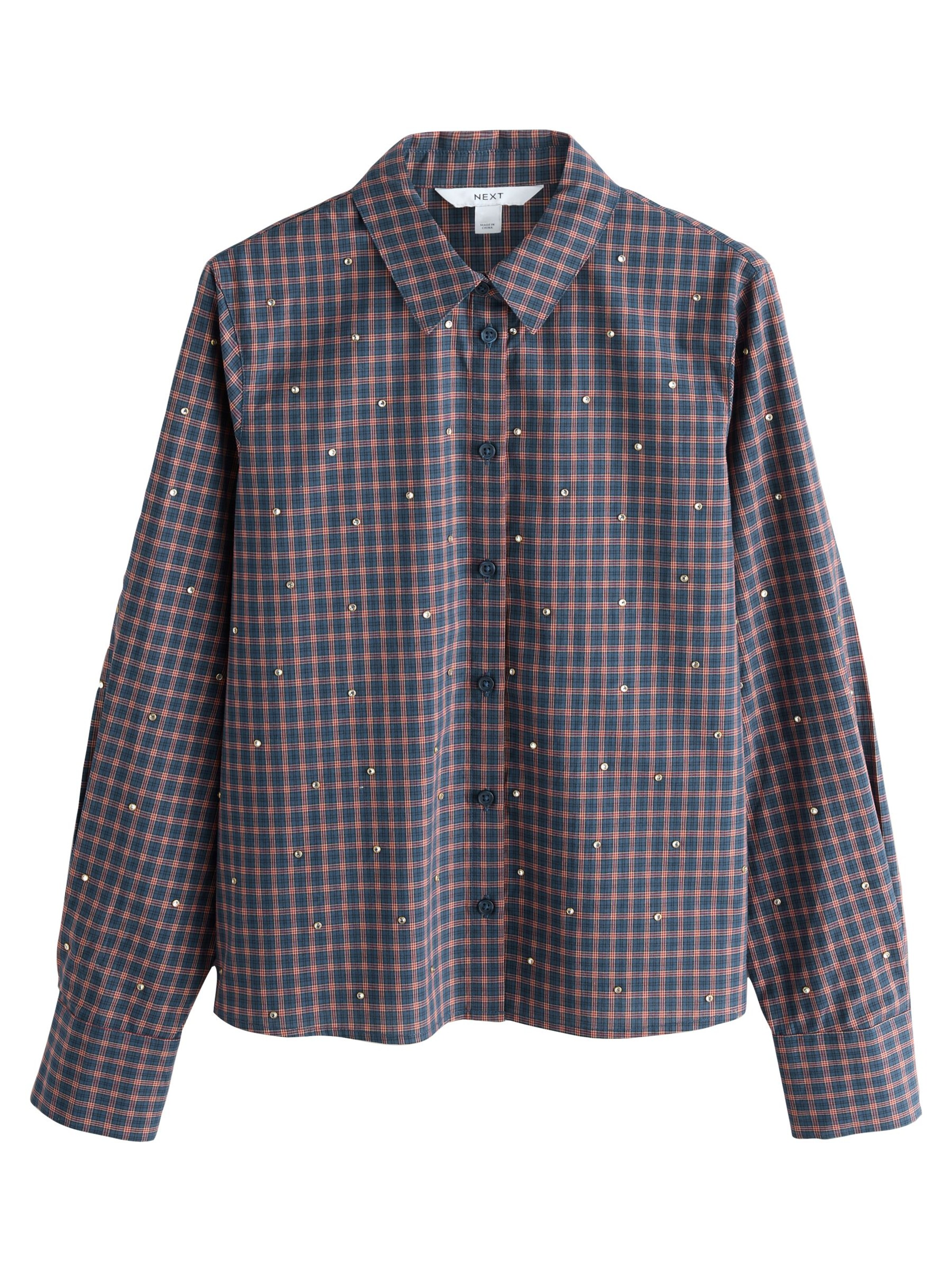 Next Bluse in Blau: Vorderseite