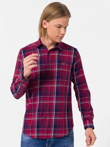 By Diess Collection - Regular Fit Camisa em vermelho