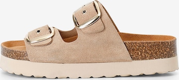 Sandalo di CAFè NOIR in beige: frontale