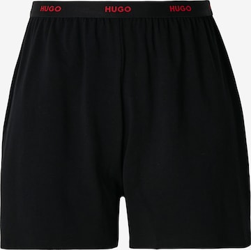 HUGO Пижамные штаны в Черный: спереди