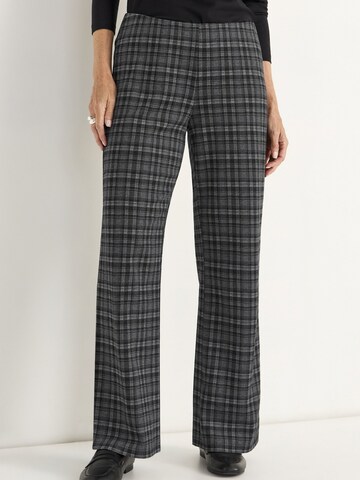 Cellbes of Sweden Wide leg Broek in Grijs: voorkant