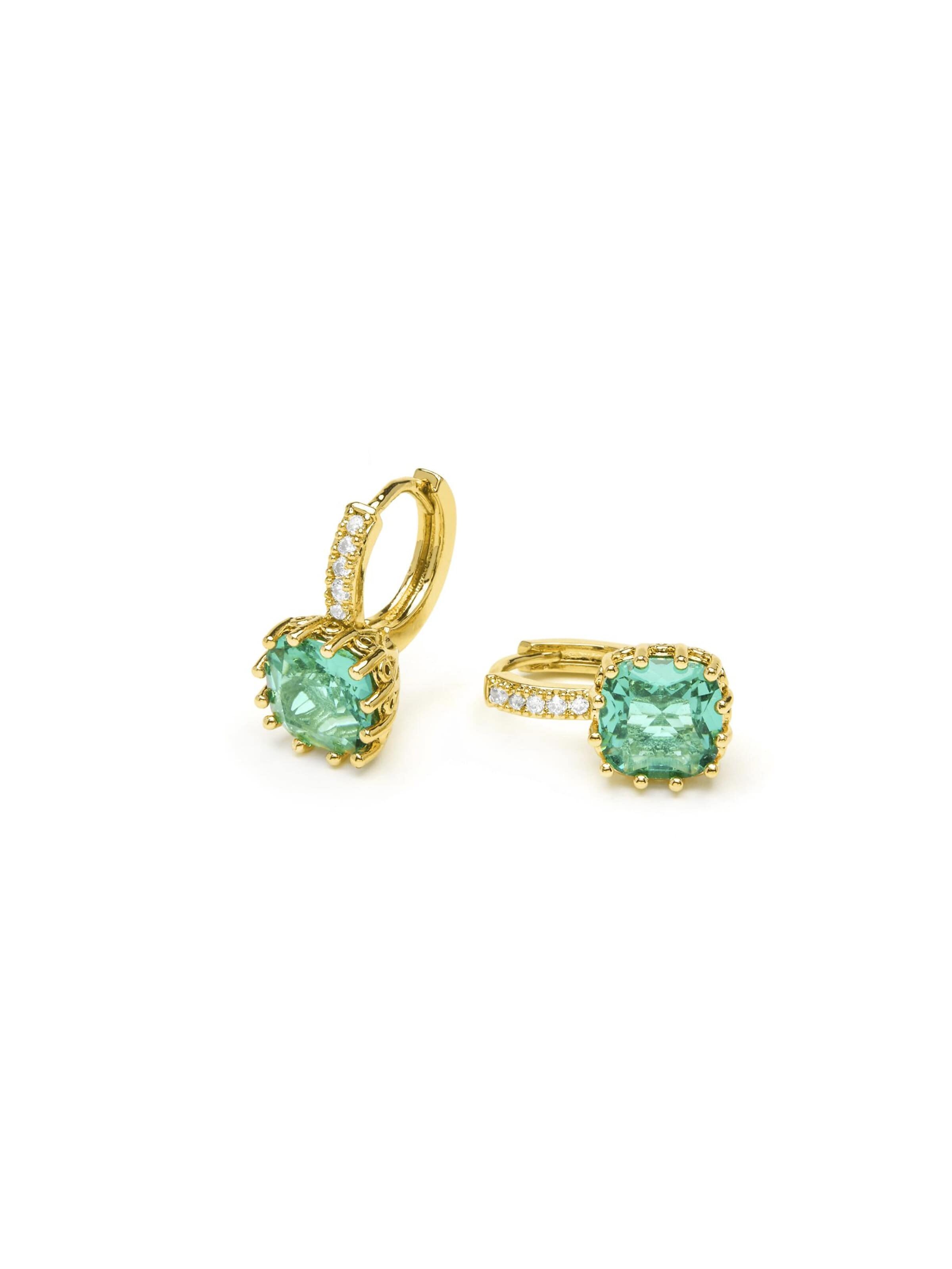 Luxenter - Pendientes 'Rilhi' en verde