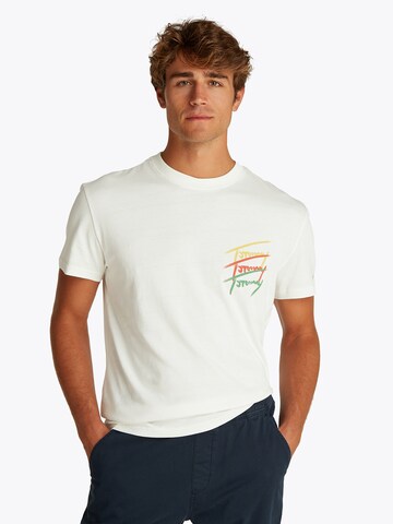 Tommy Jeans Koszulka w kolorze biały: przód