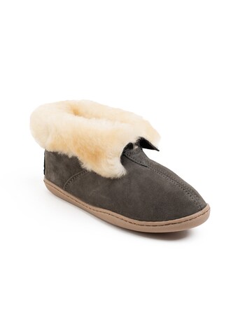 Pantoufle 'Sheepshin' Minnetonka en gris