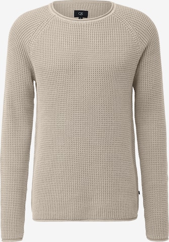 QS Pullover in Beige: Vorderseite