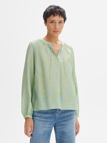 OPUS Blouse 'Faisy Daylight' in Groen: voorkant