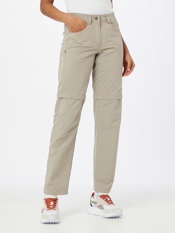 VAUDE Regular Outdoor Pants 'Farley' in Grey: front