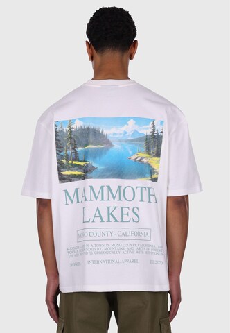 Dropsize Shirt 'LAKES' in White: front