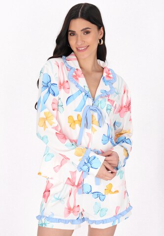 Shorty faina en bleu : devant