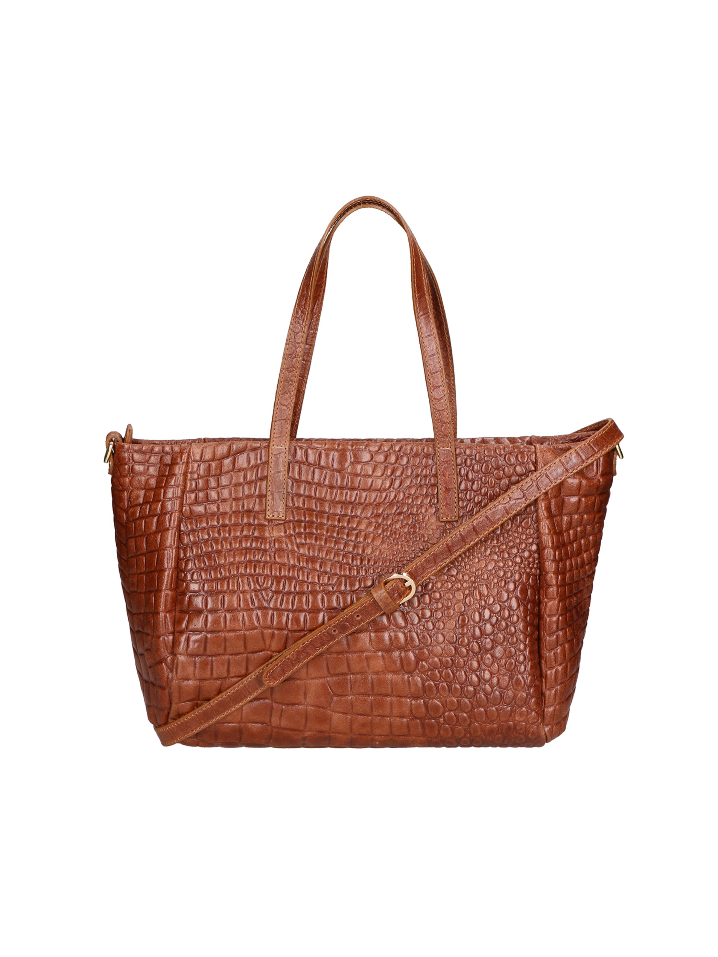 Gave Lux Schoudertas in Bruin: voorkant