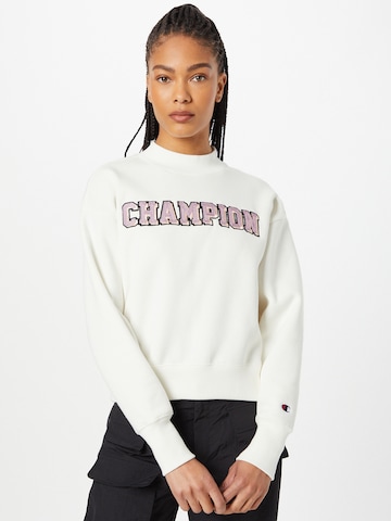 Champion Authentic Athletic Apparel Sweatshirt in Beige: front