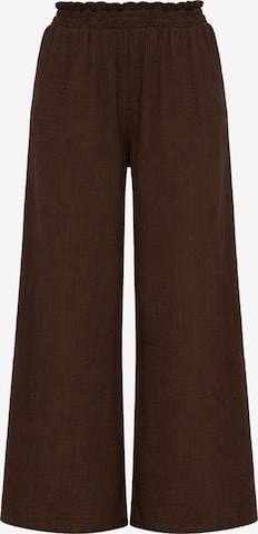 SASSYCLASSY Loose fit Pants in Brown: front