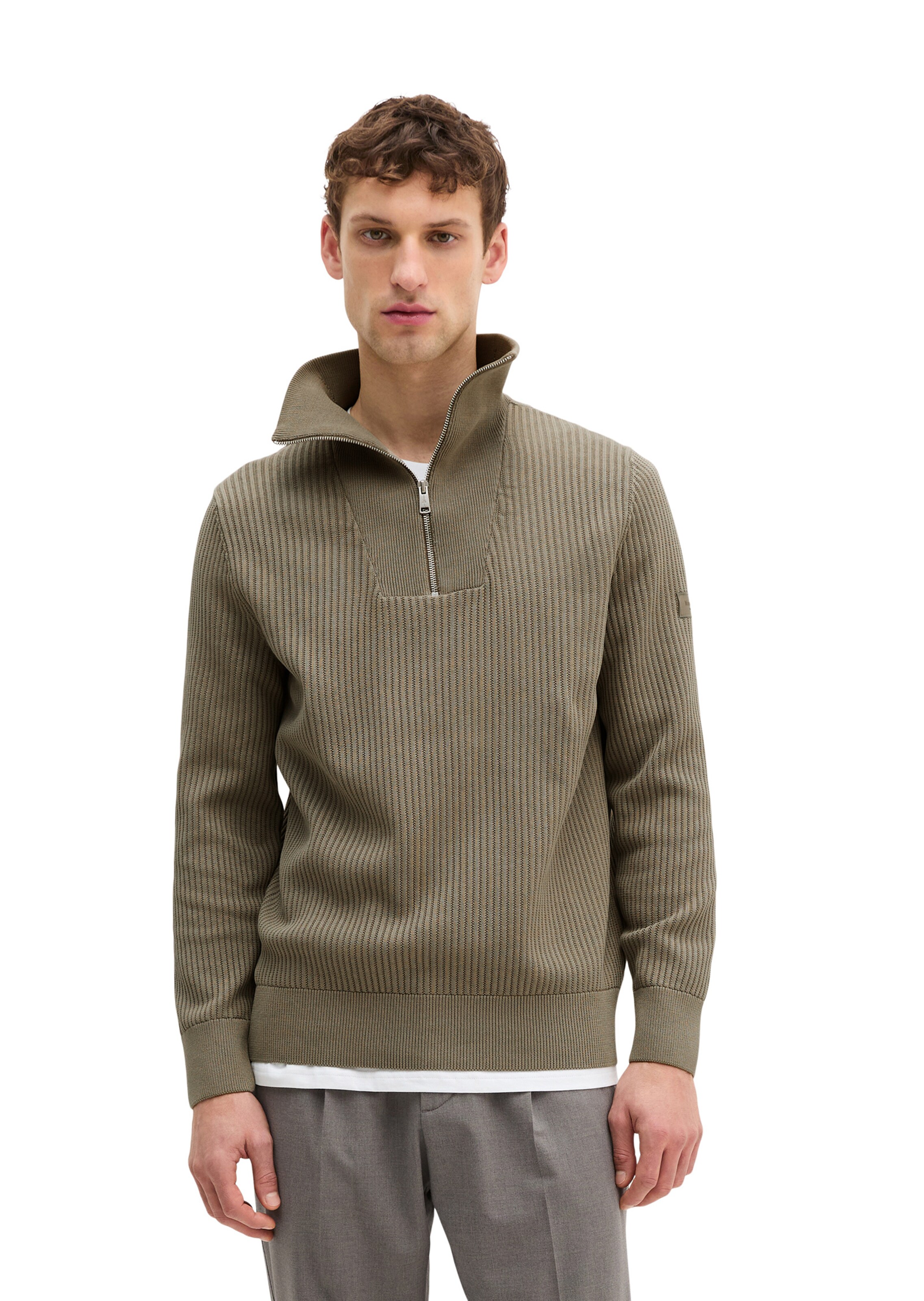 Marc O'Polo Sweater in Brown: front