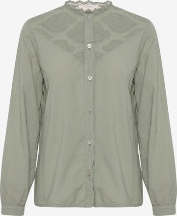 Cream - Blusa em verde: frente