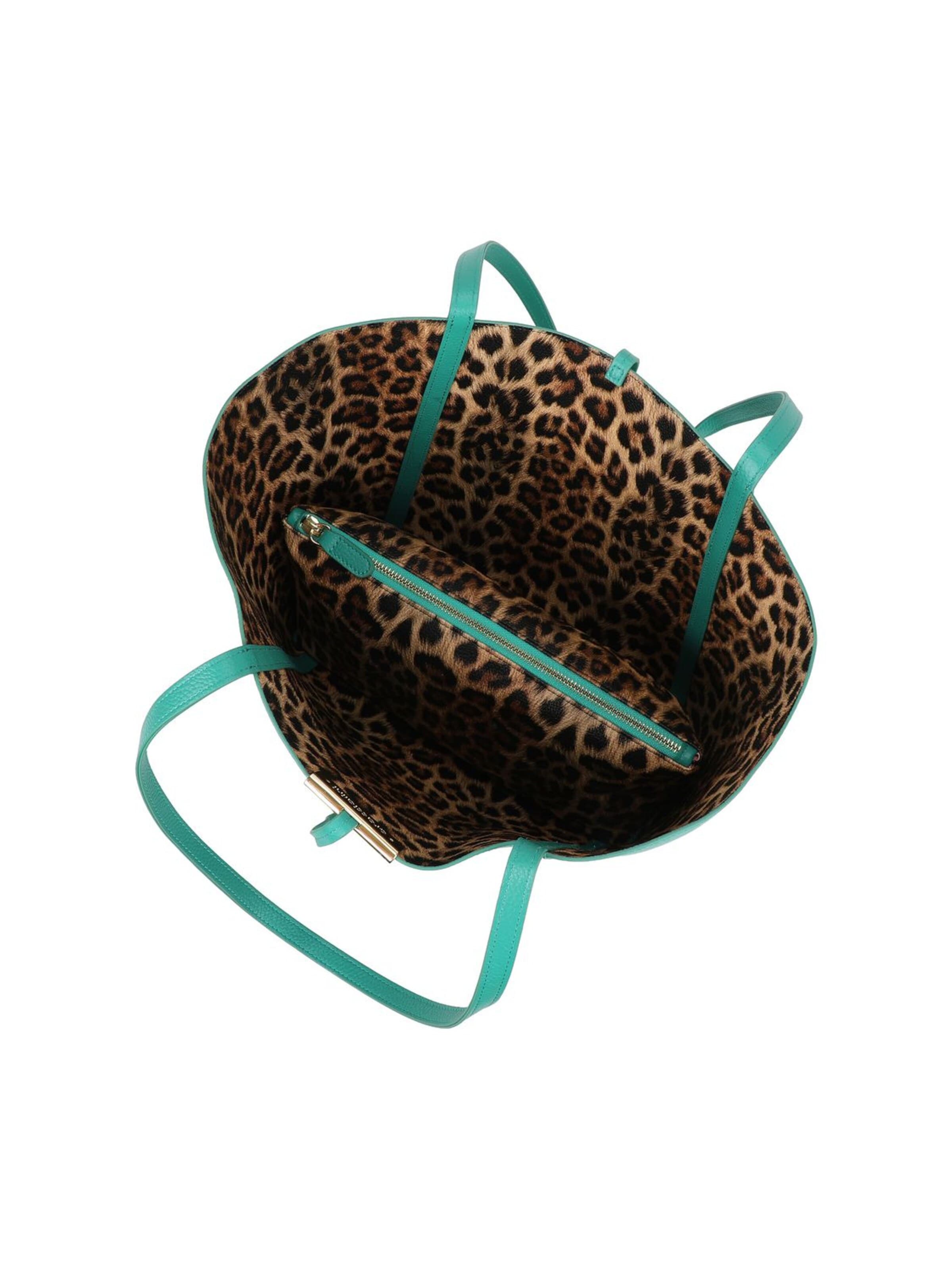 Shopper 'Double' di Braccialini in verde