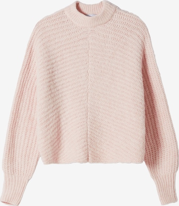 Pull-over Bershka en rose : devant