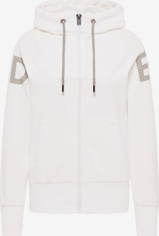 Elbsand Sweatvest 'Kalea' in Wit: voorkant