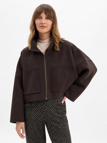 DRYKORN Between-season jacket 'Elstow' in Brown: front