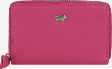 Braun Büffel Wallet 'Joy' in Pink: front