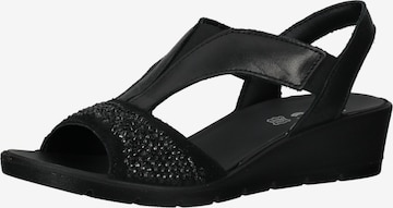 IMAC Sandals in Black: front